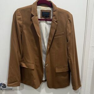 J. Crew Women's Camel Tan Single-Button Blazer